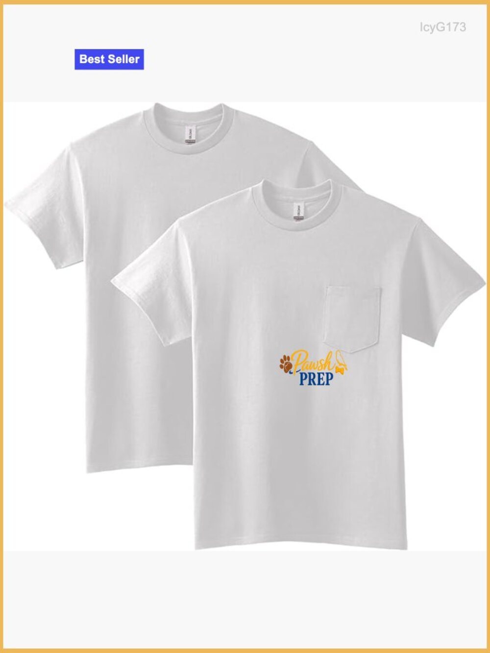 Heavyweight Cotton Pocket T-Shirt 2-Pack, Classic Fit, Crew Neck